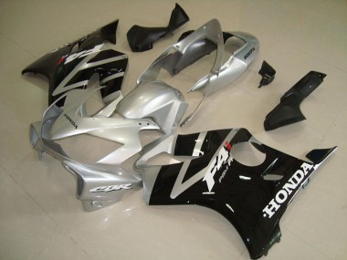 Buy 2004-2007 Black Silver Honda CBR600 F4i Motorbike Fairings UK