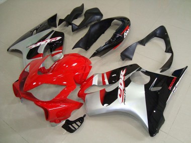 Buy 2004-2007 Red Silver Honda CBR600 F4i Replacement Motorcycle Fairings UK