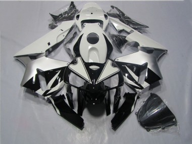 Buy 2005-2006 Black White Honda CBR600RR Motorcycle Fairings UK