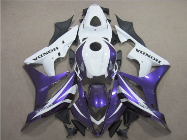 Buy 2007-2008 Purple White Honda CBR600RR Motor Bike Fairings UK