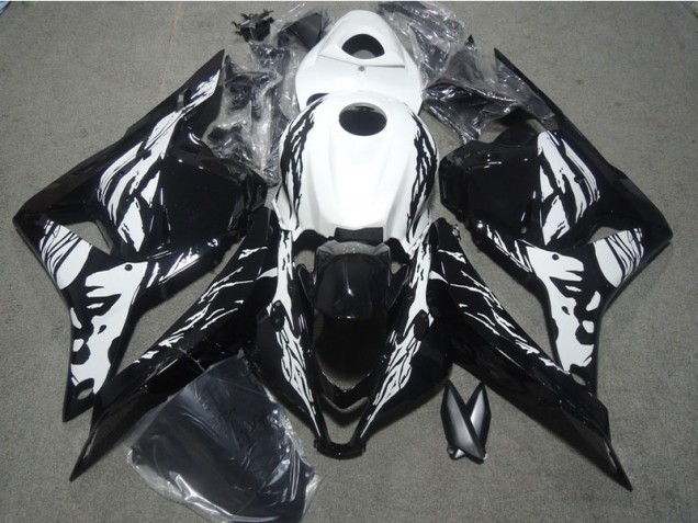 Buy 2009-2012 Black White Honda CBR600RR Bike Fairing UK