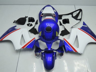 Buy 2002-2013 Blue White Honda VFR800 Motorcycle Fairings Kit UK