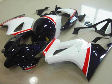 Buy 2002-2013 White Blue Honda VFR800 Replacement Motorcycle Fairings UK