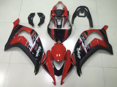 Buy 2016-2019 Black Red Ninja Kawasaki ZX10R Motorcycle Fairings Kit UK