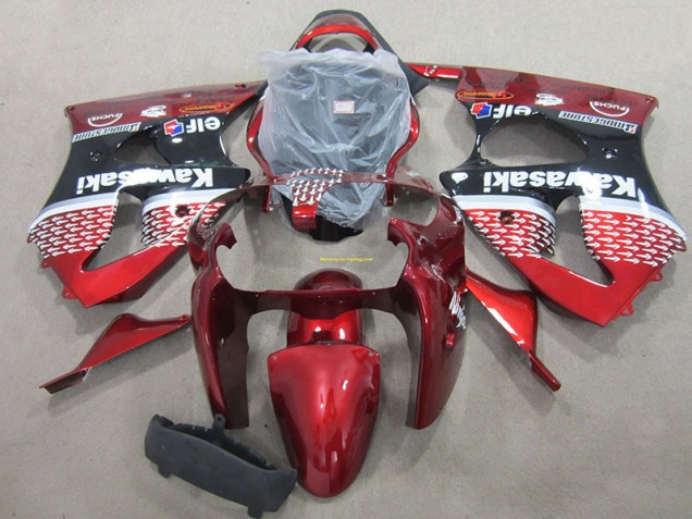 Buy 2000-2002 Red Kawasaki ZX6R Bike Fairing UK