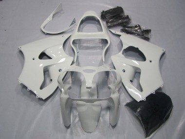 Buy 2000-2002 White Kawasaki ZX6R Bike Fairing Kit UK