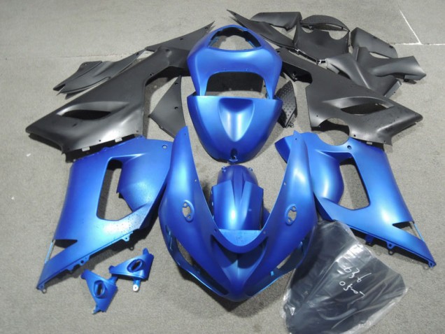 Buy 2005-2006 Blue Kawasaki ZX6R Motorbike Fairing Kits UK