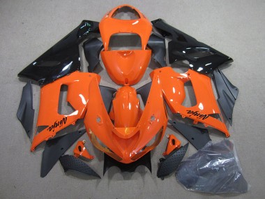 Buy 2005-2006 Orange Black Ninja Kawasaki ZX6R Bike Fairing UK