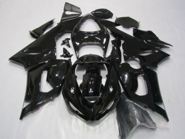 Buy 2005-2006 Black Kawasaki ZX6R Replacement Fairings UK