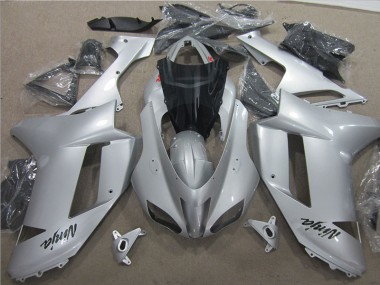 Buy 2007-2008 Silver Kawasaki ZX6R Bike Fairing UK