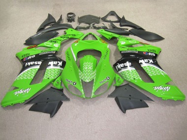 Buy 2007-2008 Green Touch 4 Kawasaki ZX6R Motorcycle Fairing Kits UK