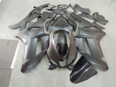 Buy 2007-2008 Black Kawasaki ZX6R Motorcycle Fairing Kit UK