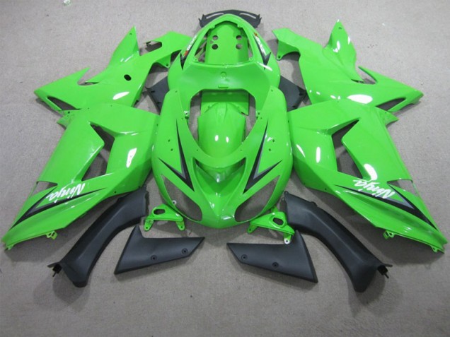 Buy 2013-2018 Green Kawasaki ZX6R Moto Fairings UK