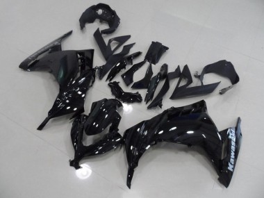 Buy 2013-2016 Black Kawasaki ZX300R Motor Bike Fairings UK