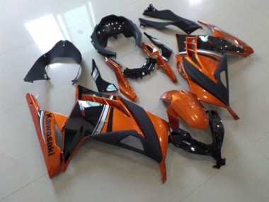 Buy 2013-2016 Black Orange Kawasaki ZX300R Motor Fairings UK