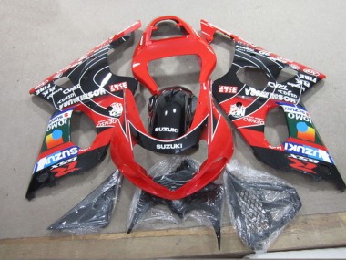 Buy 2000-2002 Red Black Denso Suzuki GSXR1000 Motorcyle Fairings UK