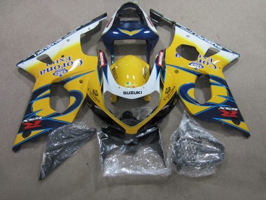 Buy 2000-2002 Yellow Blue Corona Extra Suzuki GSXR1000 Motorcycle Fairings Kit UK