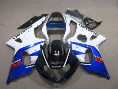 Buy 2000-2002 Blue White Suzuki GSXR1000 Motorbike Fairings UK