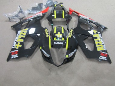 Buy 2003-2004 Black Rizla Suzuki GSXR1000 Motorbike Fairing Kits UK