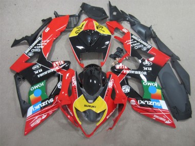 Buy 2005-2006 Black Red Yellow Suzuki GSXR1000 Bike Fairings UK