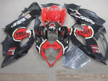 Buy 2005-2006 Black Lucky Strike Red Motul Suzuki GSXR1000 Motorbike Fairing UK