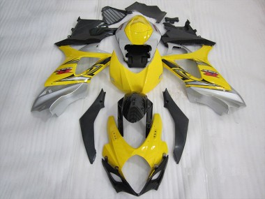 Buy 2007-2008 Yellow Black Suzuki GSXR1000 Motorbike Fairings UK