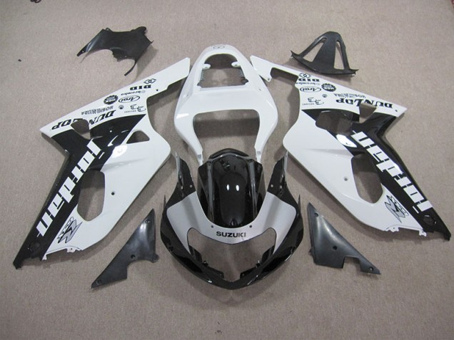 Buy 2001-2003 White Black Suzuki GSXR600 Motorbike Fairings UK