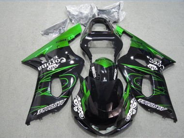 Buy 2001-2003 Black Green Corona Extra Suzuki GSXR600 Motorcycle Fairing Kits UK