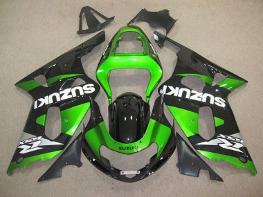 Buy 2001-2003 Black Green Suzuki GSXR600 Motorbike Fairing UK