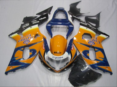 Buy 2001-2003 Blue Orange Corona Extra Suzuki GSXR600 Bike Fairing UK