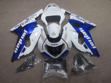 Buy 2001-2003 White Blue Motul Suzuki GSXR750 Motorcycle Fairing Kit UK