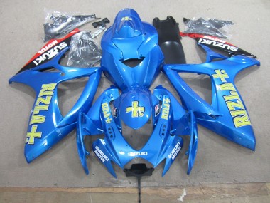 Buy 2006-2007 Blue Yellow Rizla Suzuki GSXR750 Bike Fairings UK