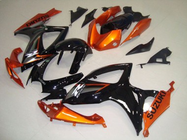 Buy 2006-2007 Black Orange Suzuki GSXR750 Motorbike Fairing UK