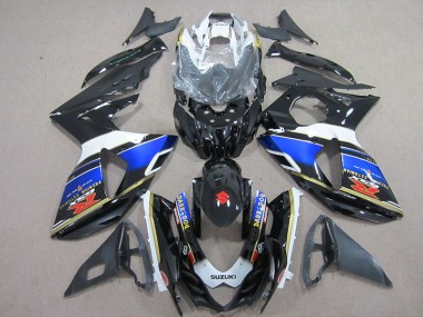 Buy 2009-2016 Black Dark Dog Suzuki GSXR1000 Motor Fairings UK