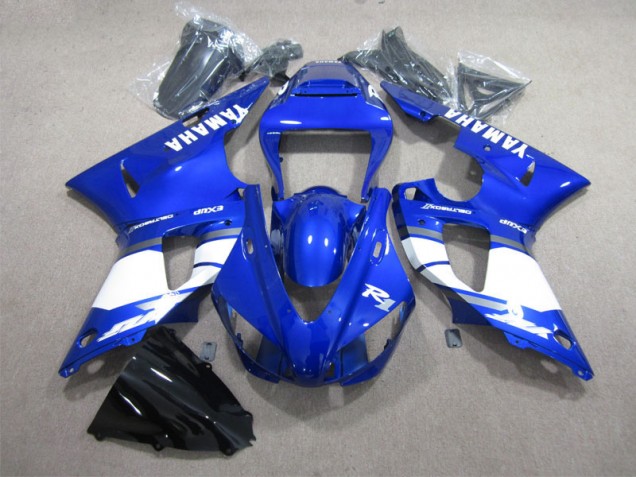 Buy 1998-1999 Blue White Decal Yamaha YZF R1 Moto Fairings UK