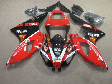 Buy 1998-1999 Red Black White Santander Yamaha YZF R1 Motorcyle Fairings UK