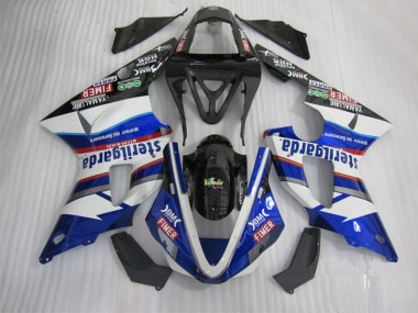 Buy 2000-2001 Black White Blue Santander Yamaha YZF R1 Replacement Fairings UK