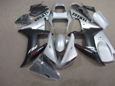 Buy 2002-2003 Black Silver Yamaha YZF R1 Motorbike Fairing Kits UK