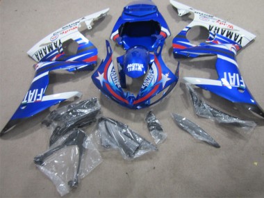 Buy 2002-2003 Blue White Motul Fiat Yamaha YZF R1 Moto Fairings UK