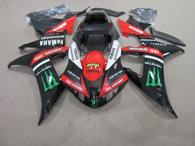 Buy 2004-2006 Red White Black Motul Yamaha YZF R1 Motorcycle Fairing UK