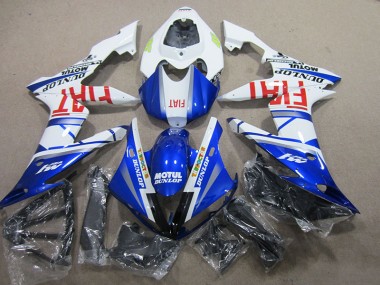 Buy 2004-2006 Blue White Motul Fiat Yamaha YZF R1 Motorbike Fairing Kits UK