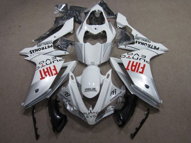 Buy 2007-2008 White Fiat Yamaha YZF R1 Bike Fairings UK