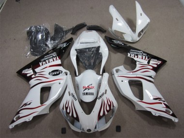 Buy 2009-2011 White Black Red Shark Yamaha YZF R1 Bike Fairing Kit UK