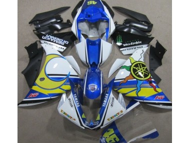 Buy 2009-2011 Blue White Yellow 46 Yamaha YZF R1 Replacement Fairings UK