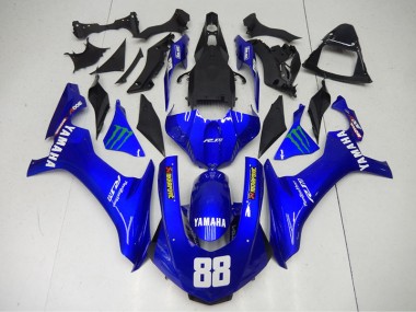 Buy 2015-2019 Blue Monster 88 Yamaha YZF R1 Motorcycle Fairings UK