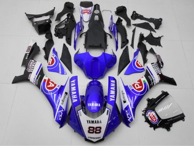 Buy 2015-2019 Blue PATA 88 Yamaha YZF R1 Bike Fairing Kit UK