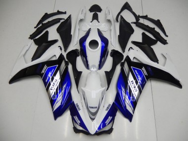 Buy 2015-2022 Blue White Yamaha YZF R3 Motorcycle Fairing UK